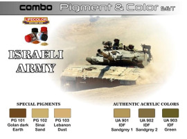 обзорное фото Israeli Army - Pigment & Color Set Набори weathering