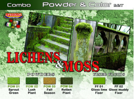 обзорное фото Lichens & Moss - - Powder & Color Set Наборы weathering