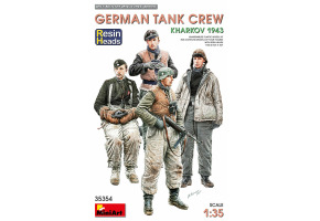 Scale model 1/35 Figures German tank crew. Kharkov 1943. (resin heads) MiniArt 35354