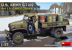 Scale model 1/35 Truck USA G7107 4x4 1.5 tons MiniArt 35380