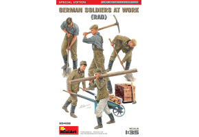 Scale model 1/35 Figures German soldiers at work (RAD) MiniArt 35408