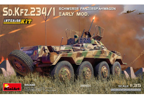 Scale model 1/35 German armored car Sd. Kfz. 234/1 with interior MiniArt 35410