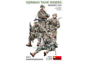 Scale model 1/35 Figures German tankmen - Ardennes, 1944 MiniArt 35411