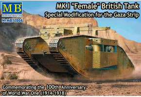 BRITISH MK.I FEMALE TANK SPECIAL MODIFICATION FOR THE GAZA STRIP