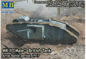 BRITISH MK II MALE TANK, ARRAS BATTLE PERIOD 1917