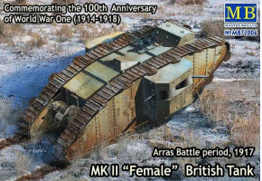 MK II 'FEMALE' BRITISH TANK, ARRAS BATTLE PERIOD 1917