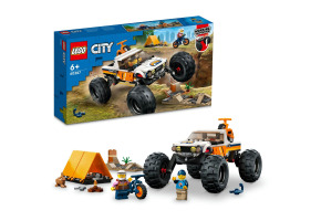 Конструктор LEGO City Пригоди на позашляховику 4x4 60387