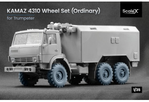 Набір коліс для КамАЗ 4310 від Trumpeter ScaleX WM 35009
