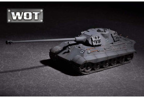Збірна модель 1/72 Німецький танк «Королівський тигр» (вежа Porsche) з гарматою 105-мм Kwk L/68 Trumpeter 07161