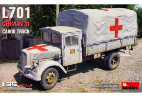 Сборная модель 1/35 Немецкий грузовой автомобиль L701 грузоподъемностью 3 т МиниАрт 35450