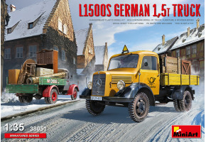 Сборная модель 1/35 L1500S Немецкий грузовик 1,5т МиниАрт 38051
