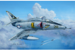 Збірна модель американського штурмовика A-4F Sky Hawk