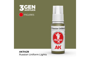 Акрилова фарба RUSSIAN UNIFORM LIGHTS – РОСІЙСЬКА УНІФОРМА СВІТЛА FIGURE АК-interactive AK11429