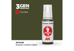 Акрилова фарба RUSSIAN UNIFORM BASE – РОСІЙСЬКА УНІФОРМА FIGURE АК-інтерактив AK11430
