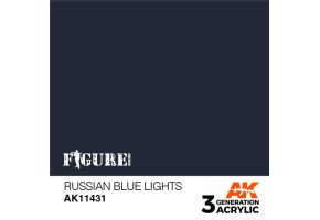Акриловая краска RUSSIAN BLUE LIGHTS – РУССКИЙ СВЕТЛО - СИНИЙ FIGURE АК-интерактив AK11431