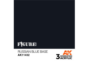 Acrylic paint RUSSIAN BLUE BASE – FIGURE AK-interactive AK11432