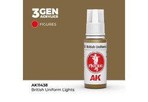 Акрилова фарба BRITISH UNIFORM LIGHTS – БРИТАНСЬКА УНІФОРМА СВІТЛА FIGURES АК-інтерактив AK11438