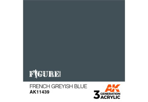 Акриловая краска FRENCH GREYISH BLUE – ФРАНЦУЗСКИЙ СЕРО-СИНИЙ FIGURES АК-интерактив AK11439