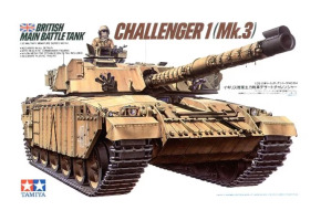 Scale model 1/35 Tank Challenger 1 (Mk.3) Tamiya 35154