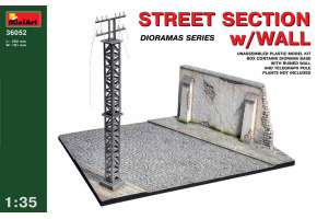 Фрагмент вулиці зі стіною