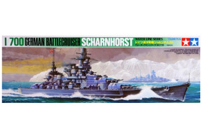 Збірна модель 1/700 Німецький лінійний крейсер Scharnhorst Tamiya 77518