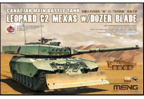 Збірна модель 1/35 канадський танк Леопард C2 MEXAS з відвалом Meng TS-041