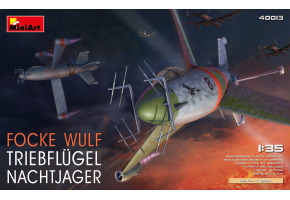 Збірна модель 1/35 Винищувач FOCKE WULF TRIEBFLUGEL NACHTJAGER Miniart 40013