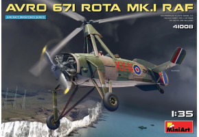Збірна модель 1/35 Автожир AVRO 671 ROTA MK.I RAF Miniart 41008