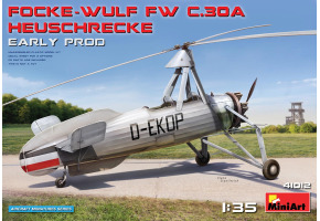 Збірна модель 1/35 FOCKE-WULF FW C.30A Grasshopper (Рання серія) Miniart 41012