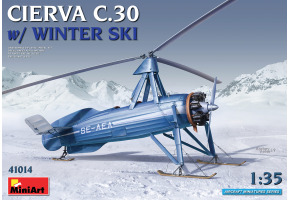 Збірна модель 1/35 CIERVA C.30 із зимовими лижами Miniart 41014