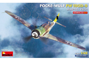 Збірна модель 1/48 Літак Focke Wulf Fw-190 D-9 - Mimetall Produciotn Miniart 48048