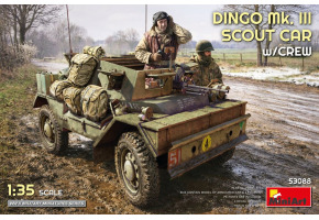 Збірна модель 1/35 Розвідувальний автомобіль Dingo Mk. III з екіпажем Miniart 53088