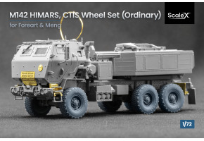 Набір коліс із системою підкачування CTIS для М142 HIMARS від Foreart / Meng ScaleX WM 72003