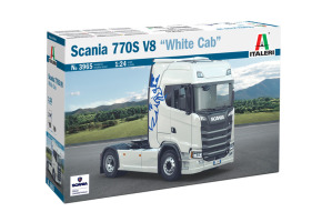 Збірна модель 1/24 вантажний автомобіль / тягач Scania 770 S V8 "White Cab" Italeri 3965
