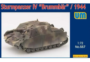 Збірна модель 1/72 САУ Sturmpanzer IV "Brummbar" /1944 UniModels 557