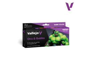 Набір акрилових фарб Game Color Орки & Гобліни (Game Color Orcs & Goblins) 8 шт VAL 72192