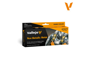 Набір акрилових фарб Game Color NMM (Game Color Non Metallic Metal) 8 шт VAL 72193