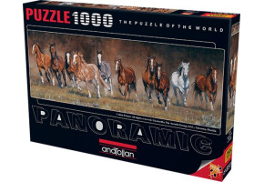 Puzzle Free time - Horses in free time 1000pcs