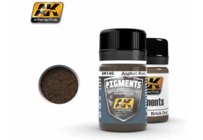 Asphalt road dirt pigment 35 ml / Сухий пігмент "Асфальтний дорожній бруд" 35 мл