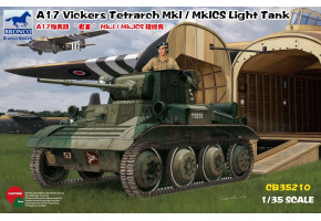 Збірна модель 1/35 Легкий танк A17 Vickers Tetrarch MkI/MkICS Bronco 35210