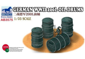 German WWII 200L Oil Drums