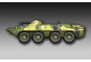 Scale model 1/72 Soviet BTR-70 late modification Trumpeter 07138