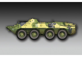 Збірна модель 1/72 Радянський БТР-70 пізня модифікація Trumpeter 07138