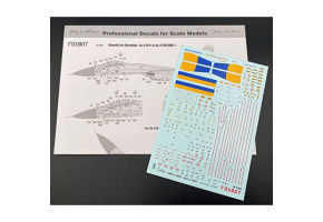 Foxbot 1:72 Декаль технічні написи на Су-27, Су-27УБ ВПС України FB 72-075