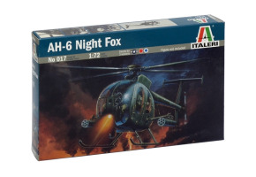 Scale model 1/72 Helicopter Hughes AH-6A Night Fox 0017 Italeri