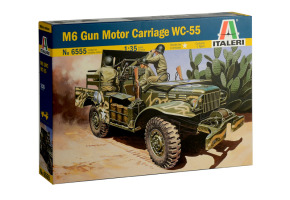 Збірна модель 1/35 Самохідна установка M6 (Gun Motor Carriage M6) на базі шасі Dodge WC-55 Italeri 6555