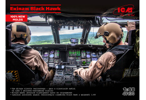 Збірна модель 1/48 Фігури Екіпаж Black Hawk ICM 48130