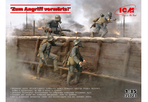 Збірна модель 1/35 Набір фігурки "Zum Angriff vorwärts!" ICM 35723