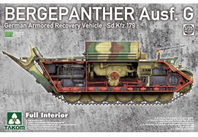 Збірна модель 1/35 Німецька БРЕМ Бергепантера Ausf. G з повним інтер'єром Takom 2107