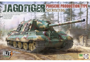 Збірна модель 1/35 САУ Jagdtiger Sd.Kfz. 186 (Porsche production type) Takom 8003